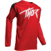 Tricou Copii Atv/Cross Thor Sector Link negru/rosu, marime S